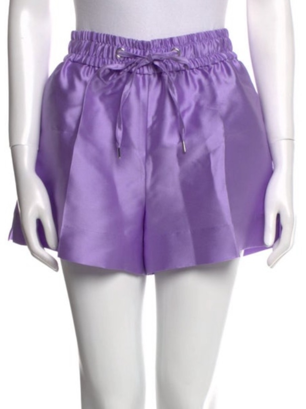 Sandro Drawstring High-Waist Shorts in Lavender💜